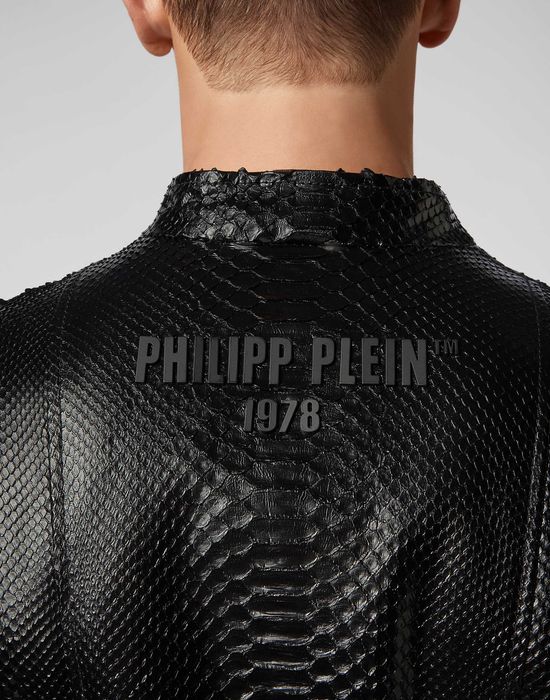 Philipp Plein кожено яке от питон