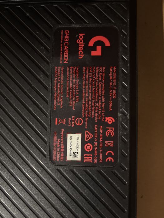 Клавиатура Logitech g413 Carbon