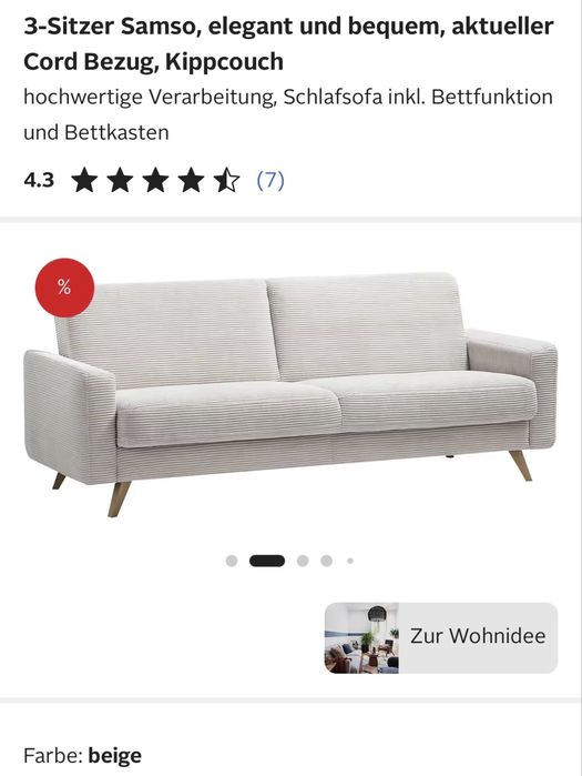 Canapea extensibila
