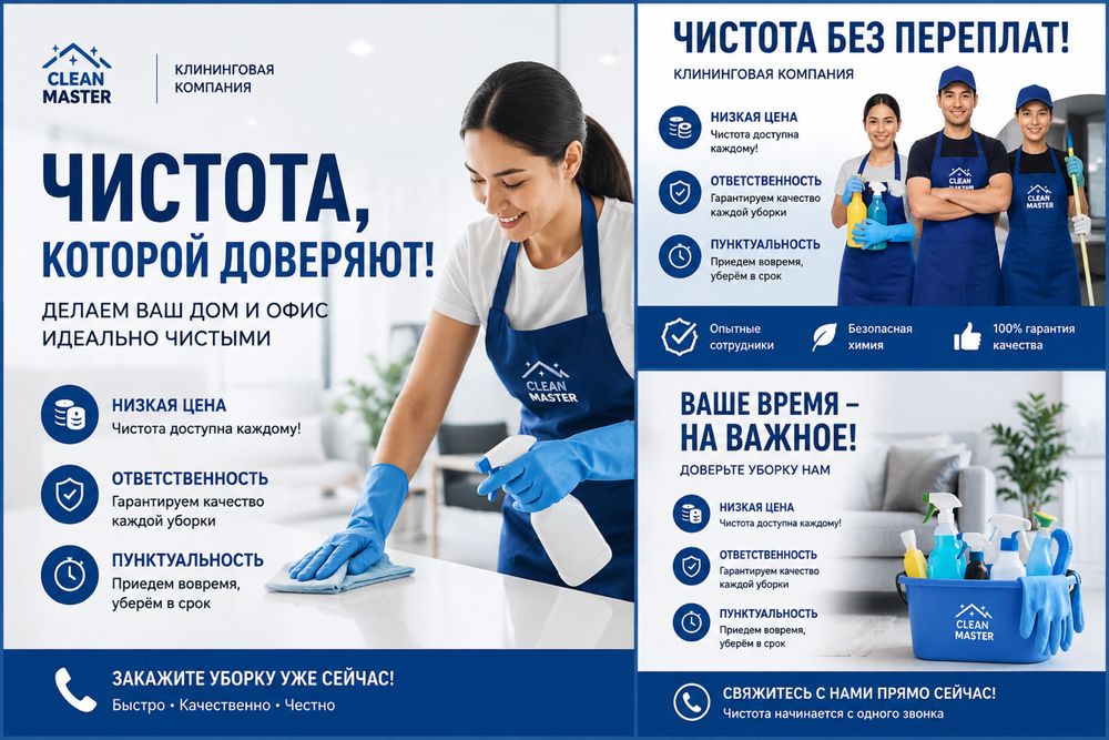 Клининговая компания - чистота без переплат