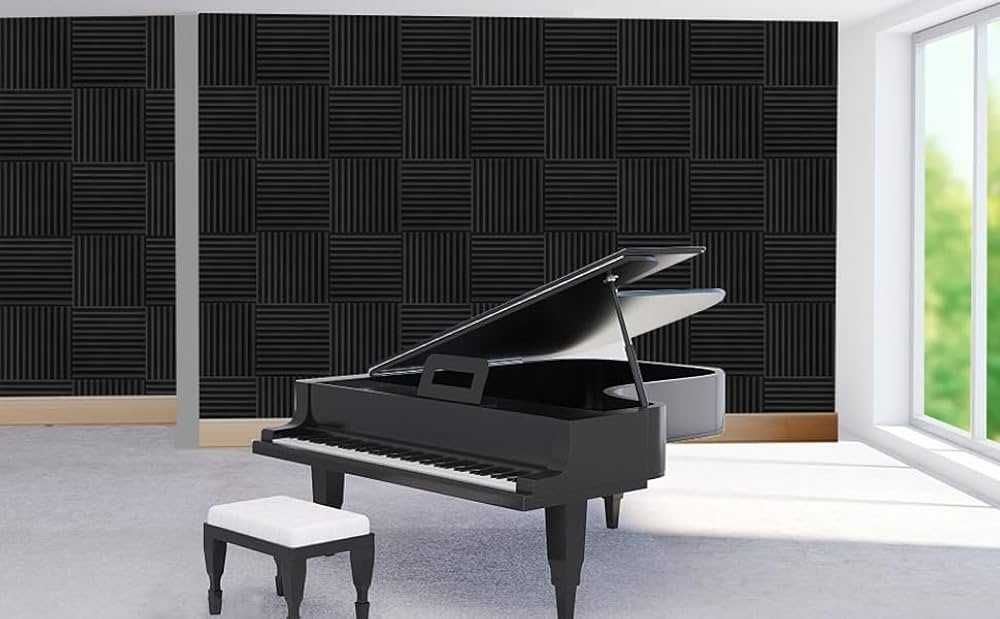 Акустические поролоны студия кинотеатр эхо шум звук шумоизоляция