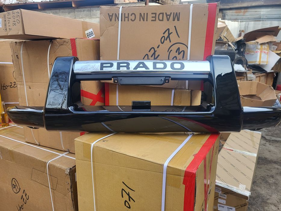 Губа на бампер губа бампера Prado 120