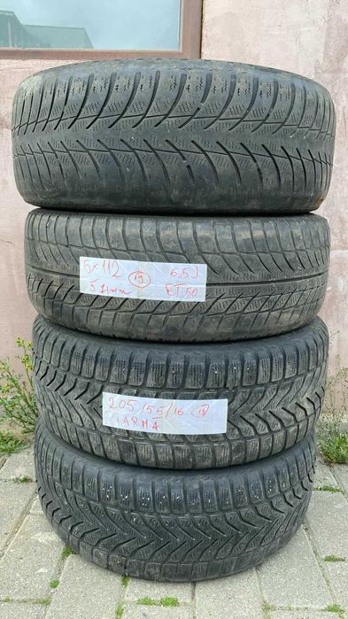 jante alu vw passat golf touran 5x112 anv iarna 205 55 16