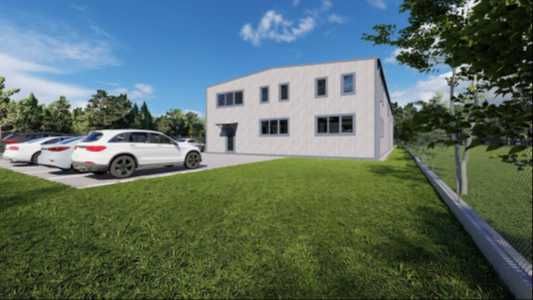 Închiriez sau vând hală metalică 590 mp Moșnița Veche