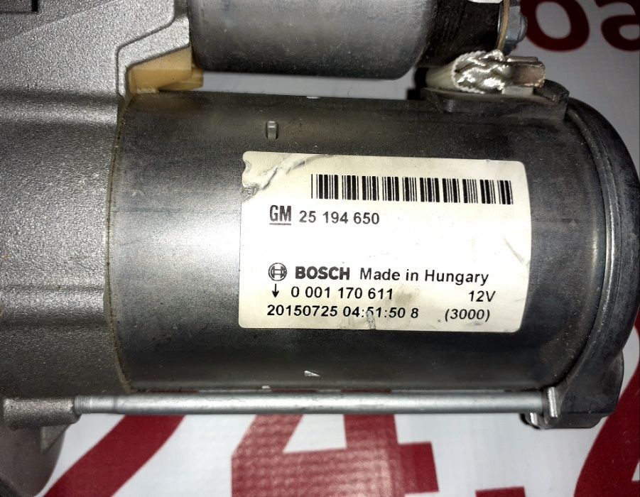 Electromotor OPEL Meriva B 1.4,Corsa D 1.4,Astra J,Insignia,Zafira C,