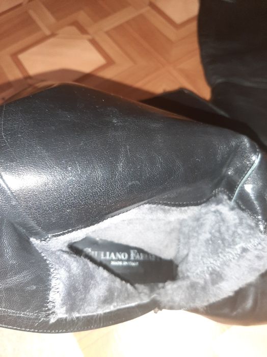 Сапоги кожанные бу