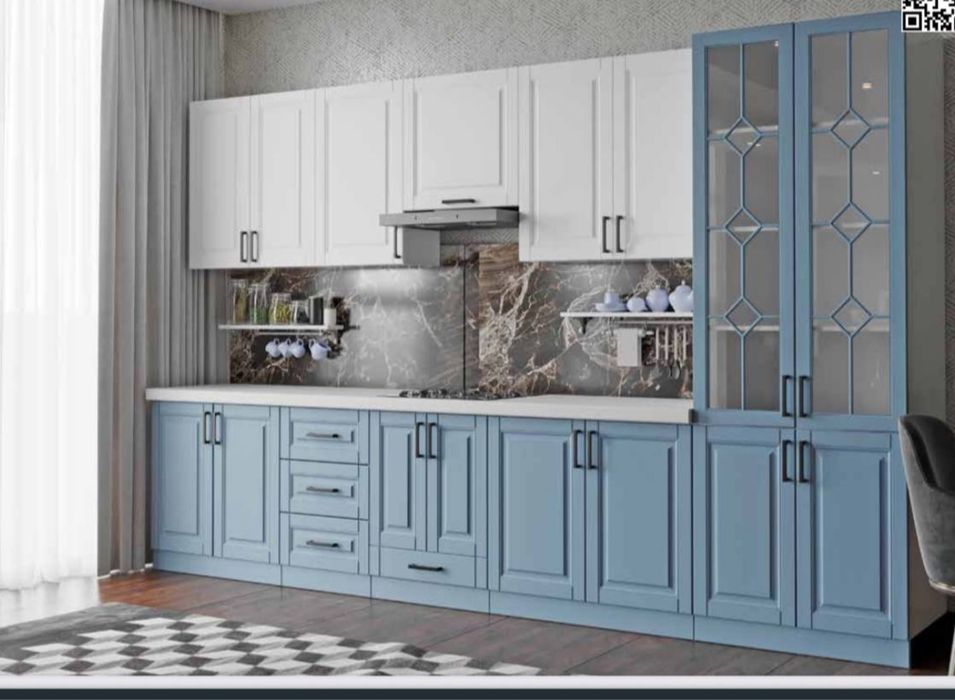 Klassik Dizayndagi Oshxona Mebel | Rossiya & Turkiya Materiallari