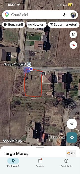 Teren intravilan bardesti- la 5Km de Targu-Mures- Panorama superba