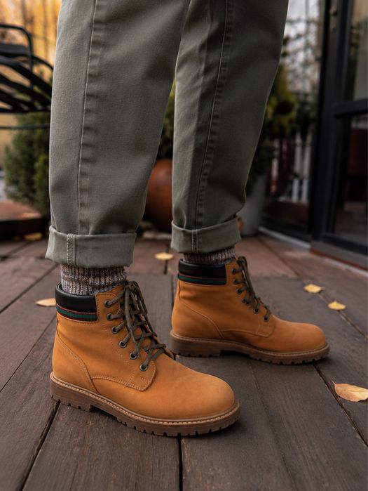 Мужские Зимние ботинки в стиле Timberland 44 Размер Нубук