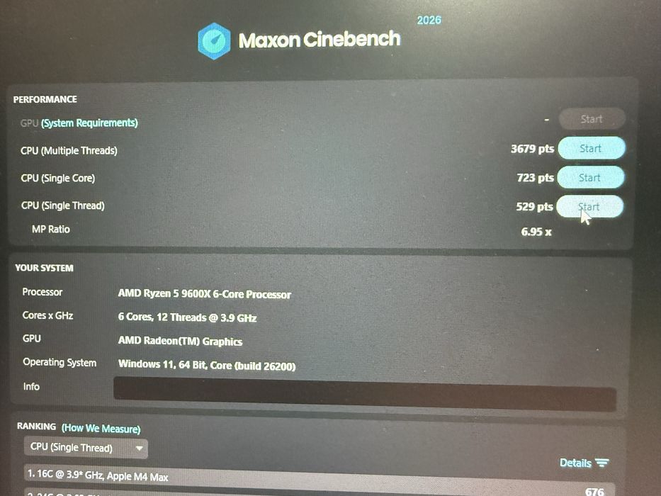 Процессор Ryzen5 9600x