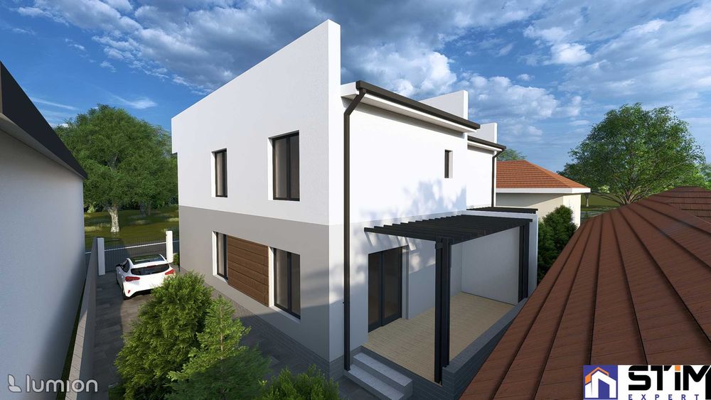 PROIECT REZIDENȚIAL AUTORIZAT – Duplex P+1E + Teren 407 MP / Buzau, Centru