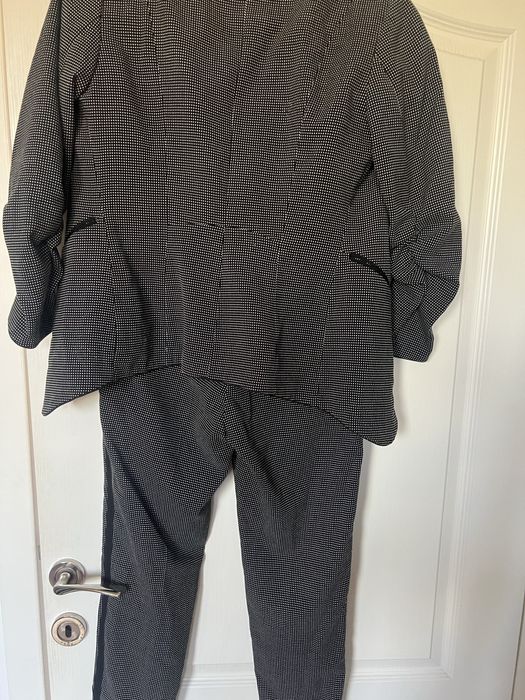 Костюм H&M в меланж бяло и черно
