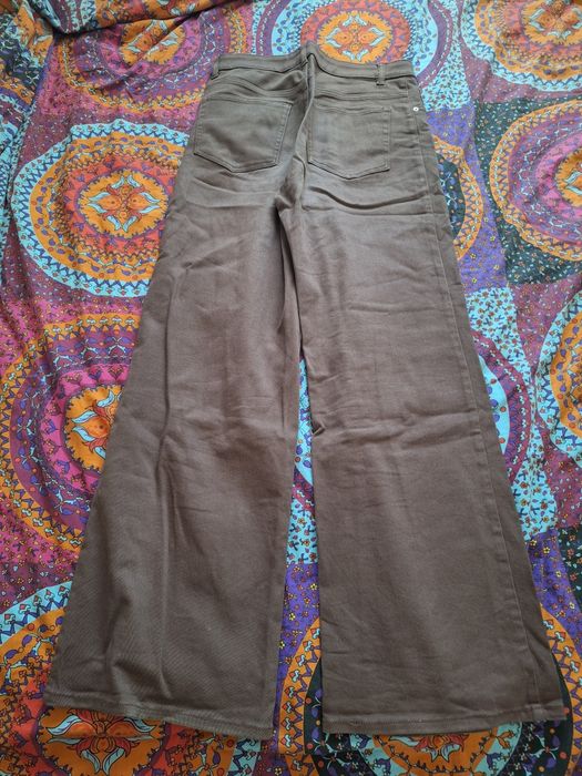 Blugi largi H&M,culoare maro