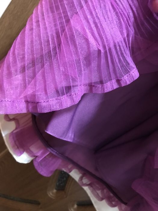 Rochie voal plisat