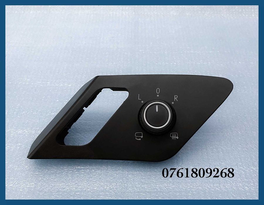 Buton reglaj oglinzi electrice cu pliere crom VW Golf 7 -> 2012 - 2020