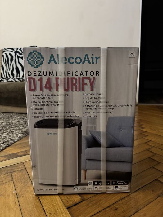 Purificator de aer/ dezumidificator Alecoair D14 Purify nou in cutie