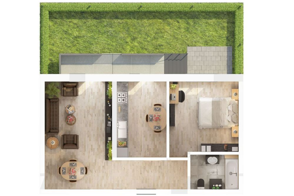 Dezvoltator - Apartament 2 camere, etaj 1 - Dna. Stanca, Sibiu