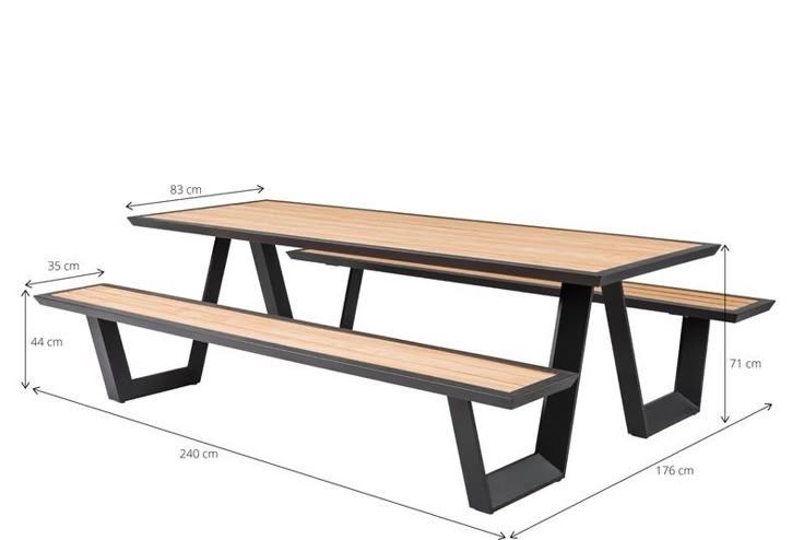 Masa gradina lemn masiv