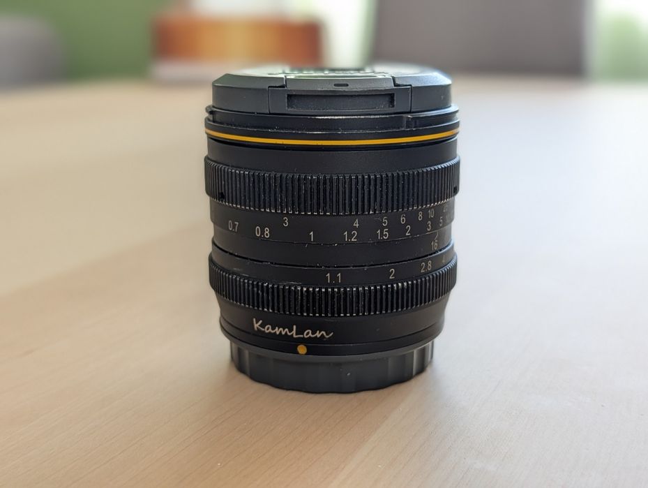 Обектив KamLan 50mm f/1.1 (Ръчен фокус) – Добро състояние / KamLan 50mm f1.1 Lens