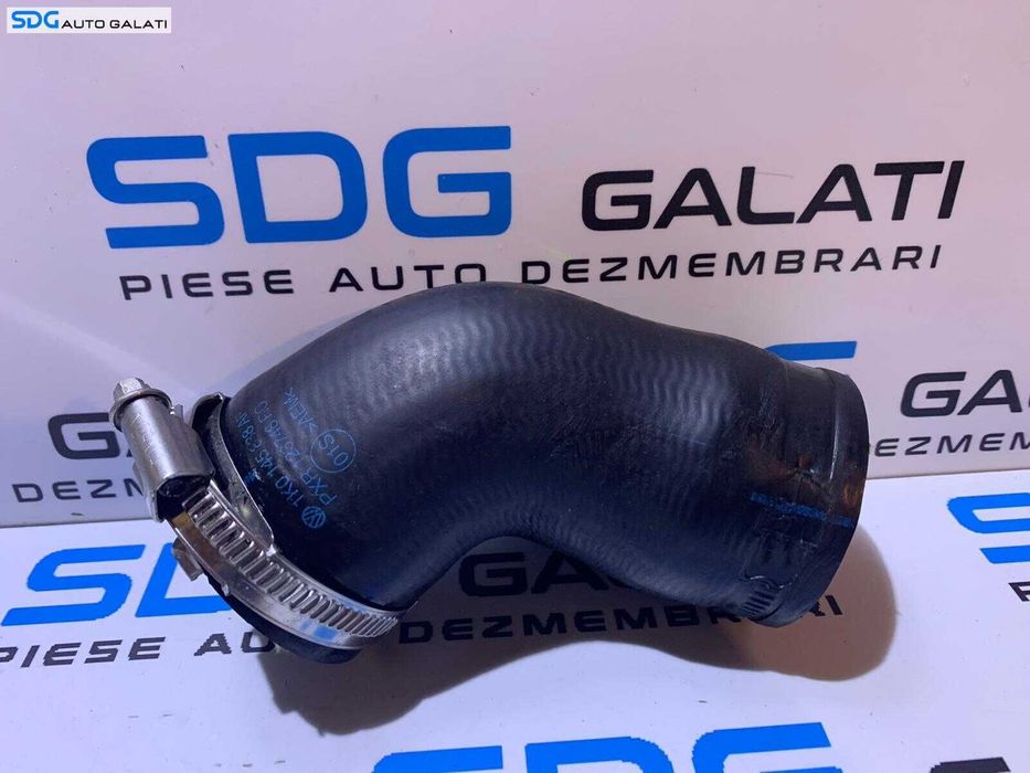 Furtun / Conducta Presiune Aer Radiator Intercooler Turbo / Turbina / Turbosuflanta VW Touran 1.6 TDI CAYB CAYC 2011 - 2015 cod 1K0145838AF [D0101]