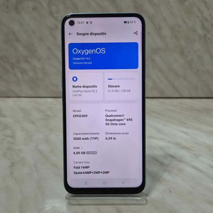 Telefon One Plus Nord CE 2 Lite 128gb / 6gb Albastru Zeus Amanet 27069