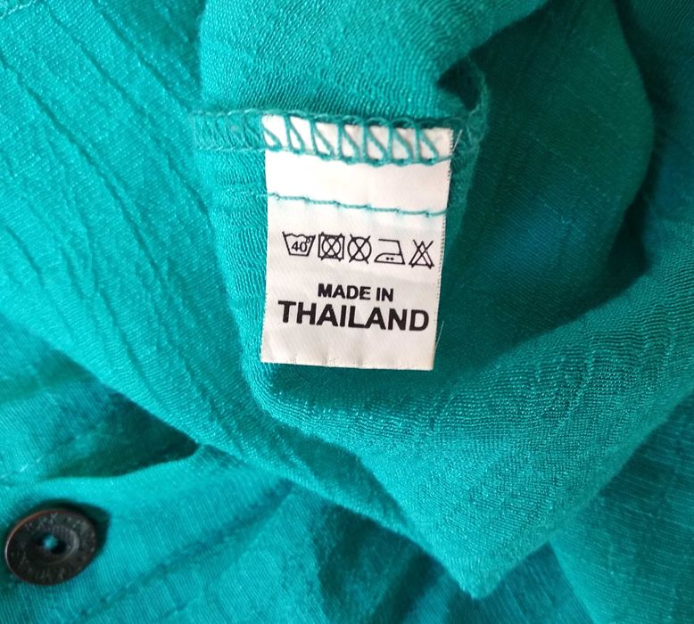 Блузка бирюзового цвета женская, летняя, р-р 48 (Тайланд)