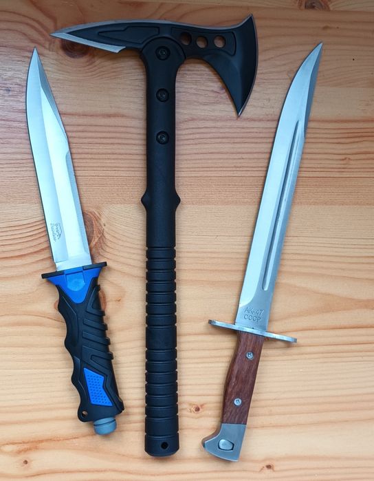 Set 2 Cutite Macelarie + Topor