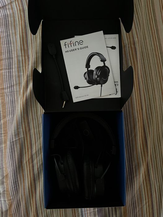 Căști Gaming FIFINE H9 USB + Jack 3.5 mm, Microfon detașabil, PC/PS/Mac – Ca noi
