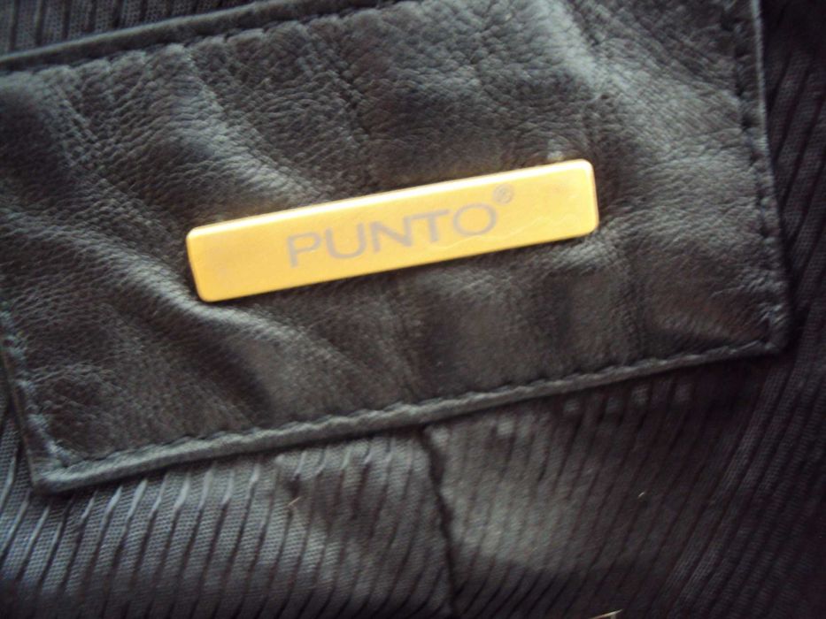 Дамско марково кожено яке Punto. Ръст С