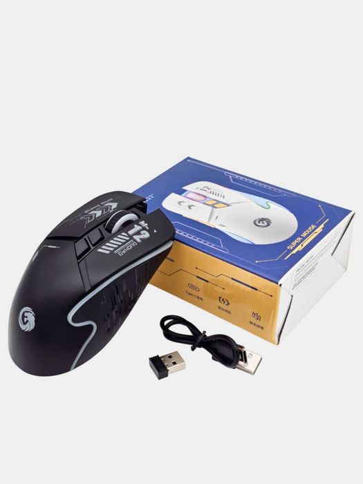 Мышка беспроводная игровая компьютерная для ноутбука и ПК