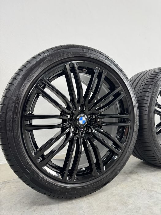 Jante Bmw Seria 5 R19 G30 G31 Originale M664 Negru Lucios Michelin de vara * Runflat 2024 95%