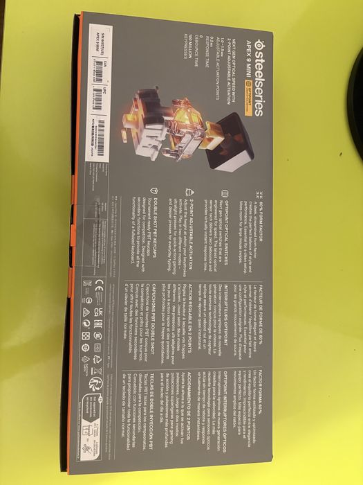 Tastatura mechanica gaming.SteelSeries apex 9 mini