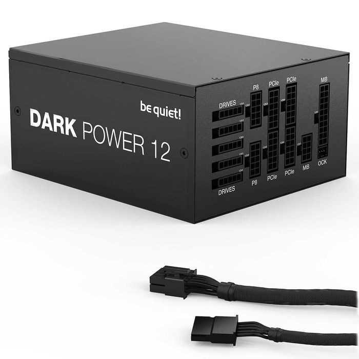 Чисто ново захранване be quiet! Dark Power 12 750W BN314 - 36 месеца гаранция, 5 бр.