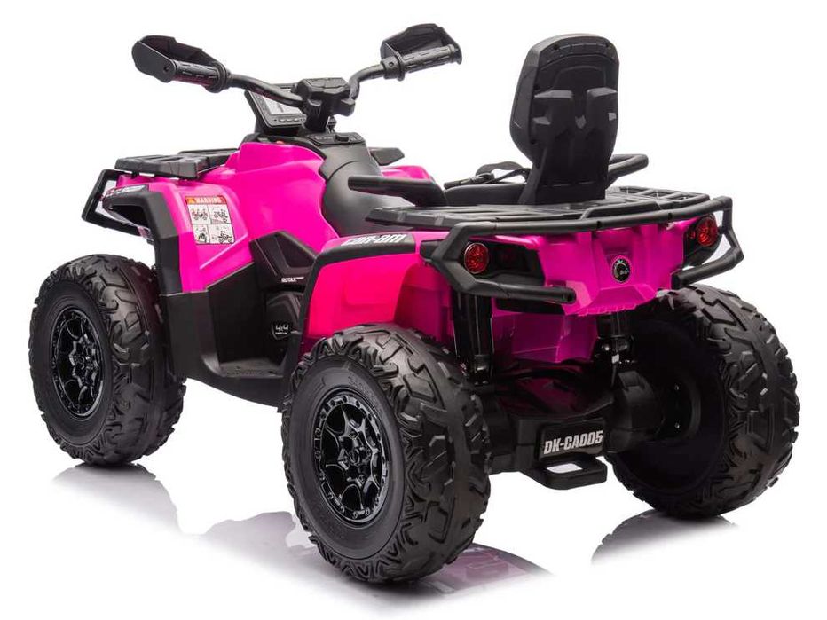 ATV electric pt. copii Can Am Outlender 4x200W 24V Pink