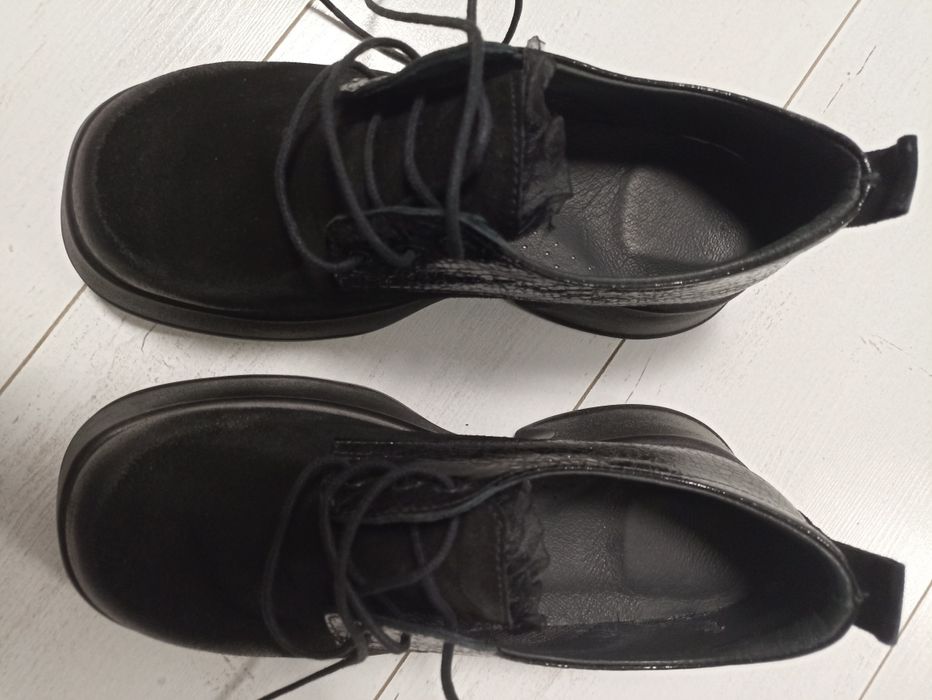 Дамски обувки, нови, 38, естествен набук