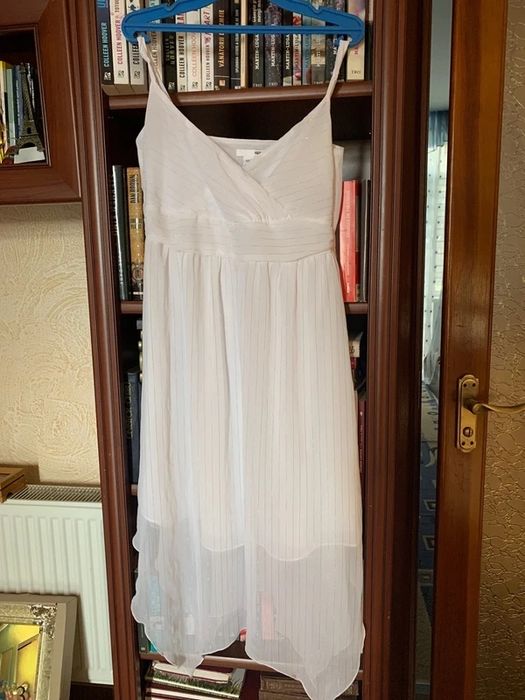Rochie alba L H&M