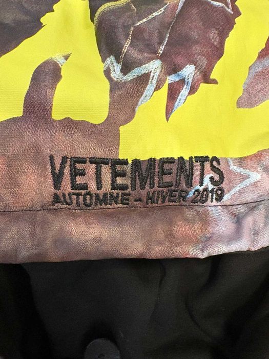 Vetements Black Patched Racer Nylon Bomber Jacket