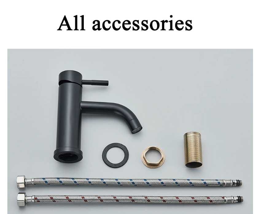 Baterie chiuveta baie auriu periat