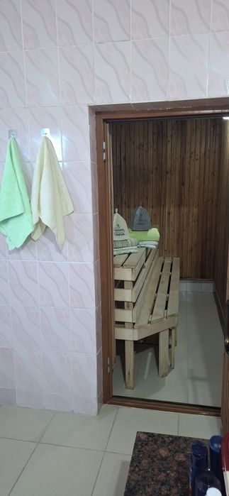 Баня,пилинг, массаж у себя.