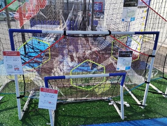 Poartă de fotbal Clasică mărimea M (180 - produs resigilat Decathlon