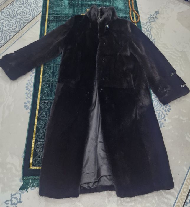 Шуба тёмно коричневый