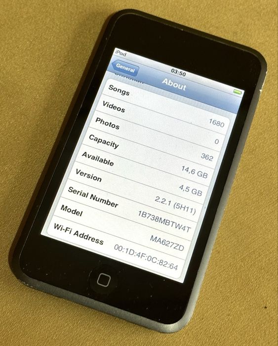 Raritate! iPod Touch 1st Gen 16GB A1213 Factură Garantie!