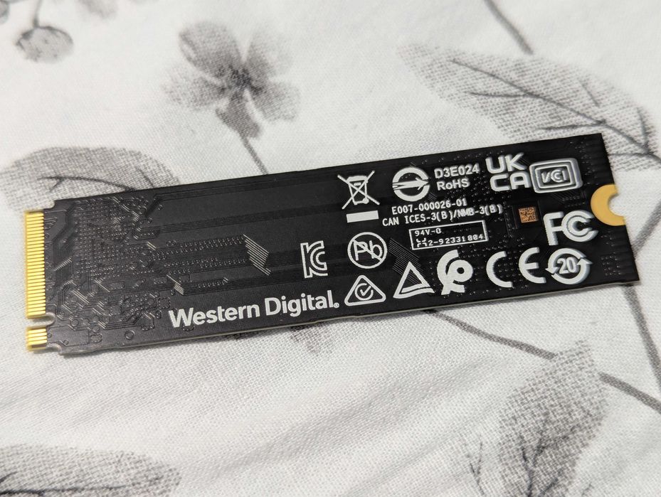 Western Digital WD Black SN770 1TB M.2 NVMe (WDS100T3X0E) 2280 (оригинален!)