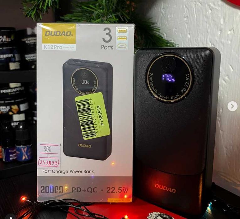 Baterie externa 20000mA powerbank superfast charge , afisaj ,sigilata