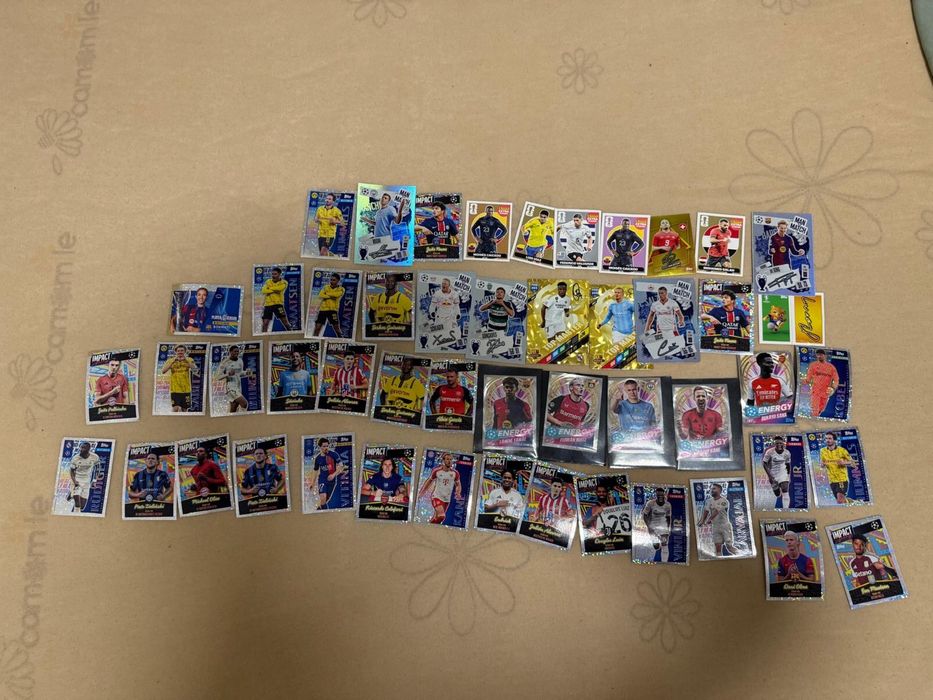 Set 44 Cartonase/ stickere topps/panini/365
