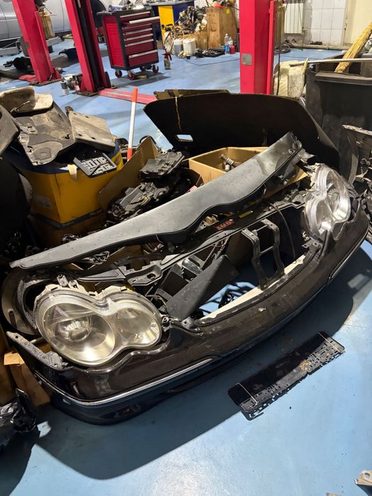 W203 merc фары bi led