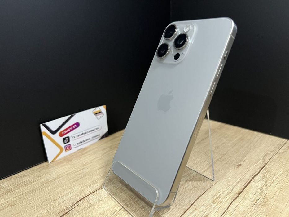 Iphone 15 Pro Max 512Gb Natural Titanium Second-Hand 3 ani garanție, T