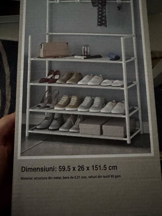 Raft modular incaltaminte, accesorii