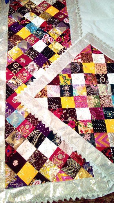 Sarpoga koʻrpacha dasturxon chimildiq tikamiz