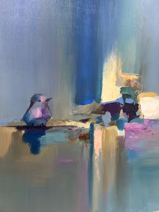 Картина ръчно рисувана с маслени бой